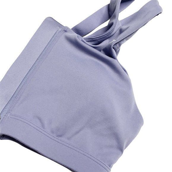 Gymshark Light Purple Full Zip Padded Sports Bra Adjustable Mesh Back Keyhole S - Picture 8 of 9